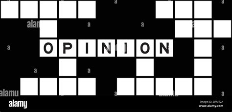 OPINIONS Crossword Clue